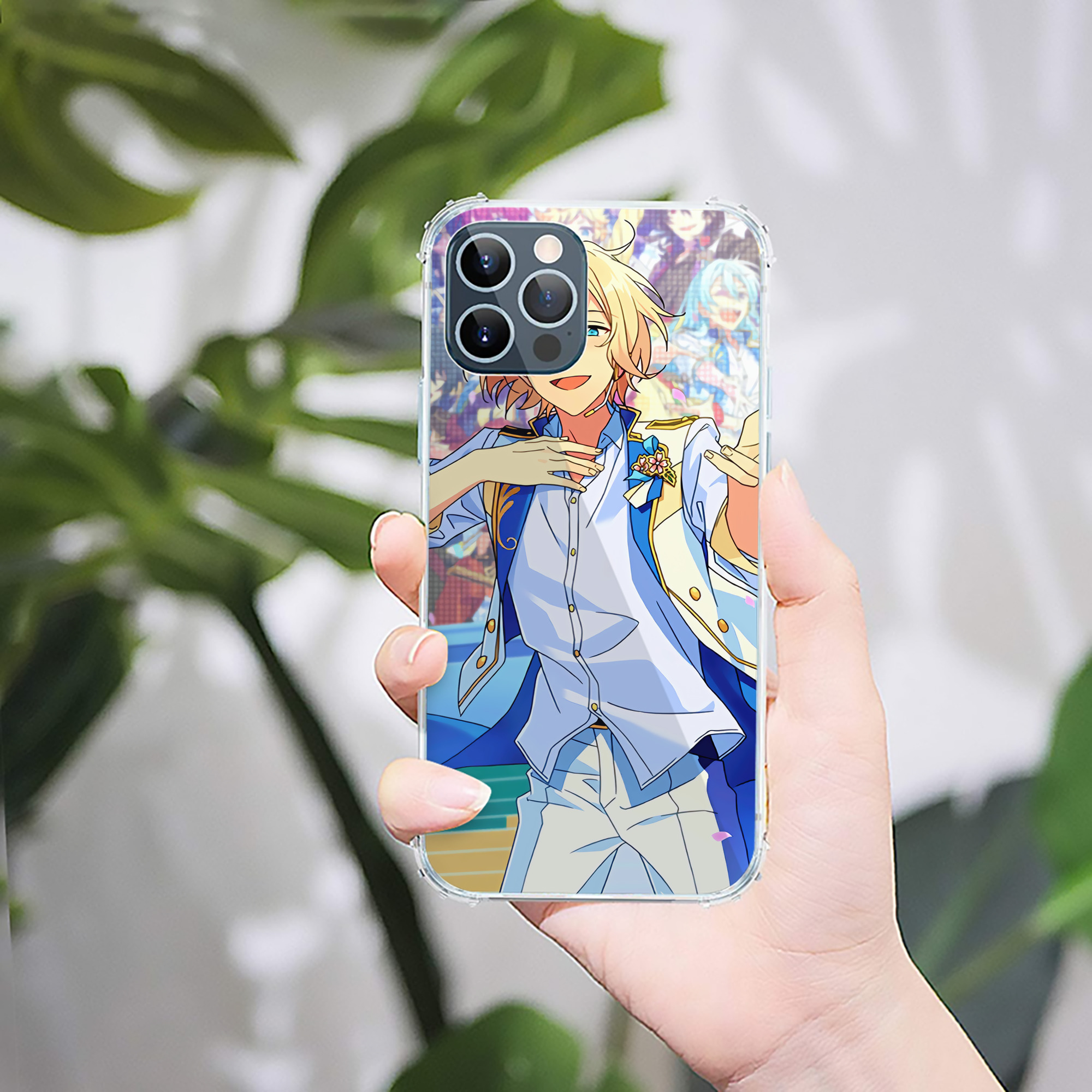 （画像用） あんさんぶるスターズ! Ensemble Stars 【iPhone 12シリーズ対応】透明スマホケース（クリアソフトケース）